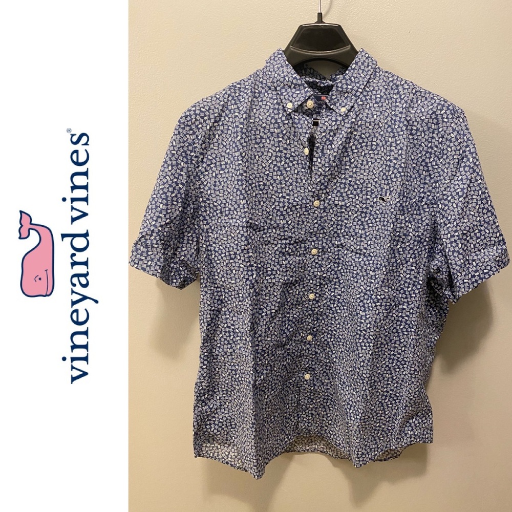 Men’s Vineyard Vines Slim Fit Tucker Shirt Sz. XL